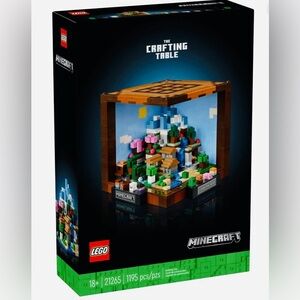 LEGO Minecraft The Crafting Table Collectible Video Game Building Set #21265